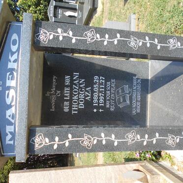 MASEKO Thokozani Dorgan Aza 1980-1997