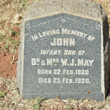 MAY John 1920-1920