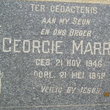 MARRAN Georgie 1946-1958