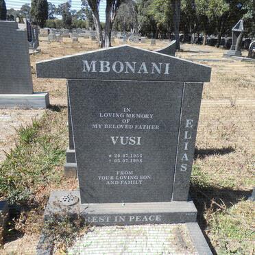 MBONANI Vusi 1954-1998