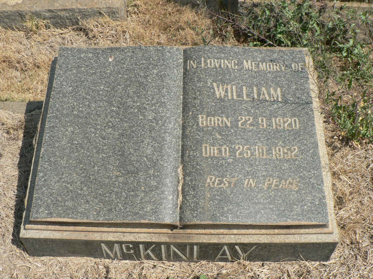 McKINLAY William 1920-1952