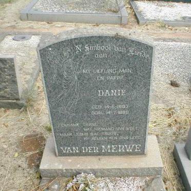 MERWE Danie, van der 1937-1968