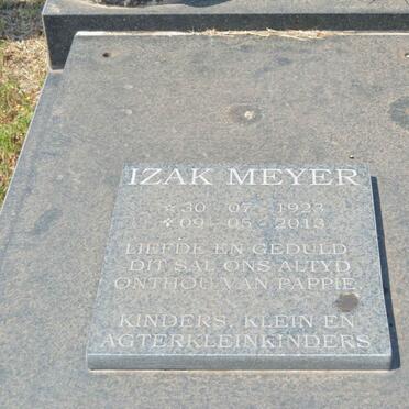 MEYER Izak 1923-2013 :: VAN ROOYEN Dolly 1932-1985