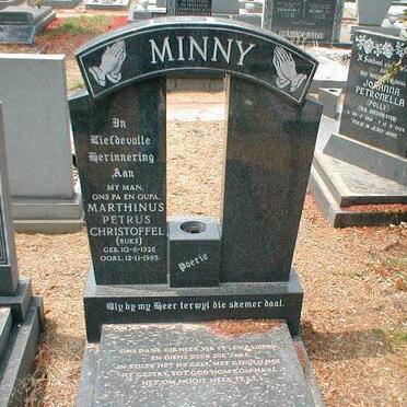 MINNY Marthinus Petrus Christoffel 1926-1985