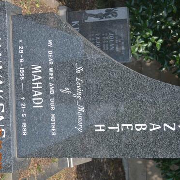 MNYAKENE Elizabeth Mahadi 1955-1999