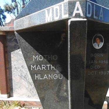 MDLADLA Motho Martha Hlangu 1918-1997