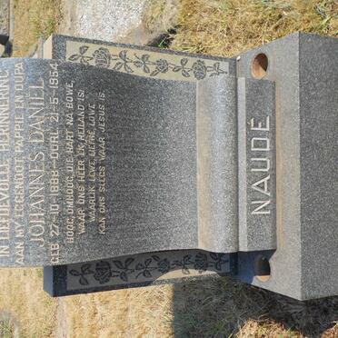 NAUDÉ Johannes Daniël 1888-1954
