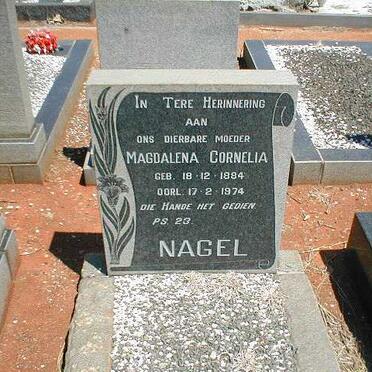 NAGEL Magdalena Cornelia 1884-1974