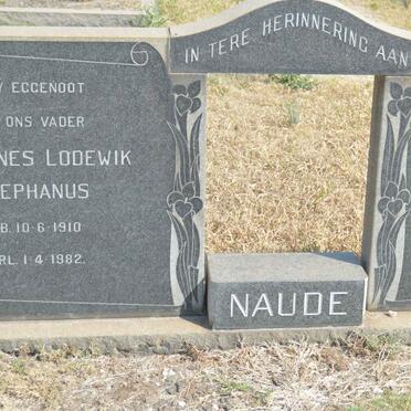 NAUDE Johannes Lodewik Stephanus 1910-1982 &amp; Heila Maria 1915-1952