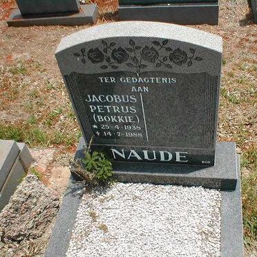 NAUDE Jacobus Petrus 1938-1988