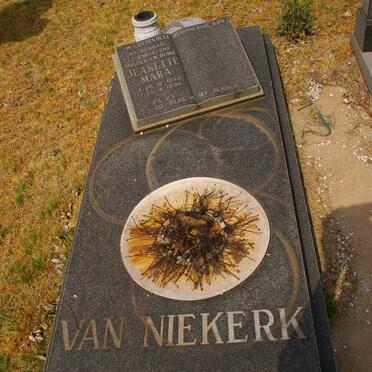 NIEKERK Jeanette Mara, van 1940-1994