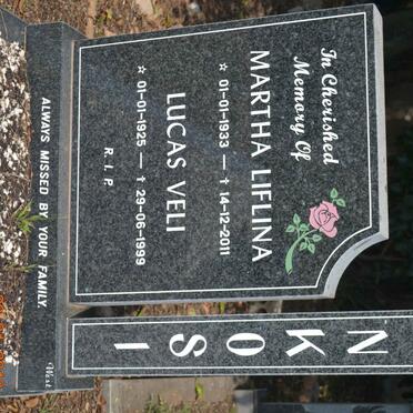 NKOSI Lucas Veli 1925-1999 &amp; Martha Liflina 1933-2011