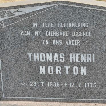 NORTON Thomas Henrї 1936-1975