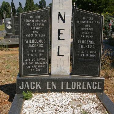 NEL Wilhelmus Jacobus 1928-1991 &amp; Florence Theresa 1930-2004