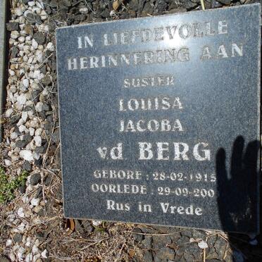 BERG Louisa Jacoba, v.d. 1915-2001