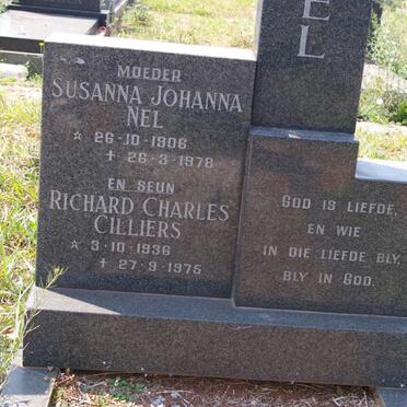 NEL Susanna Johanna 1906-1978 :: CILLIERS Richard Charles 1936-1975