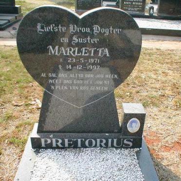PRETORIUS Marletta 1971-1997