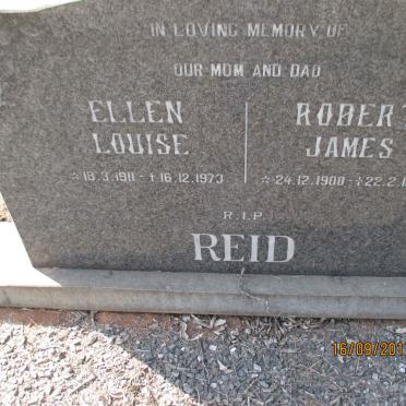 REID Robert James 1900-1960 &amp; Ellen Louise 1911-1973