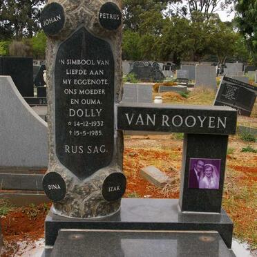 ROOYEN  Dolly, van 1932-1985