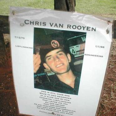 ROOYEN Chris, van 1973-1996