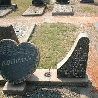 ROTHMAN Bassie 1910-1955