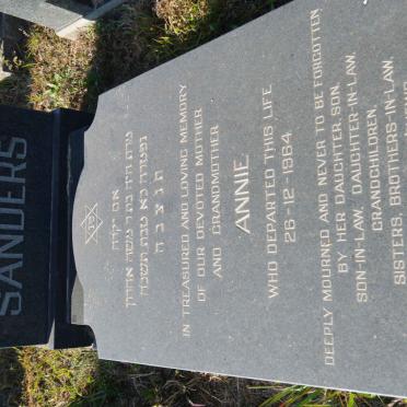 SANDERS Annie -1964