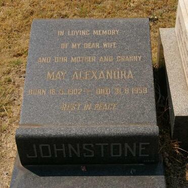 JOHNSTONE May Alexandra 1902-1959