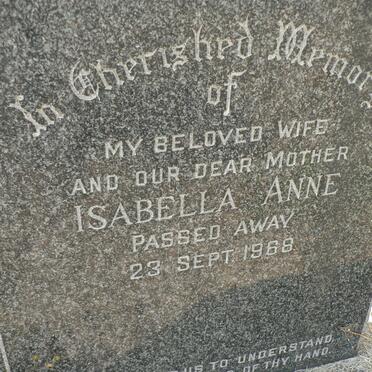 SHAW Isabella Anne -1968 :: SHAW Malcolm George -1956