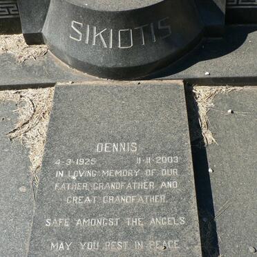 SIKIOTIS Dennis 1925-2003