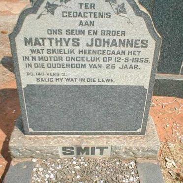 SMIT Matthys Johannes -1955