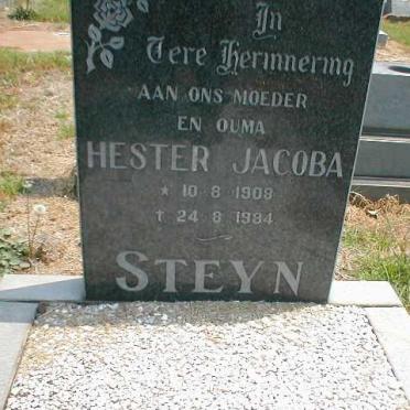STEYN Hester Jacoba 1908-1984