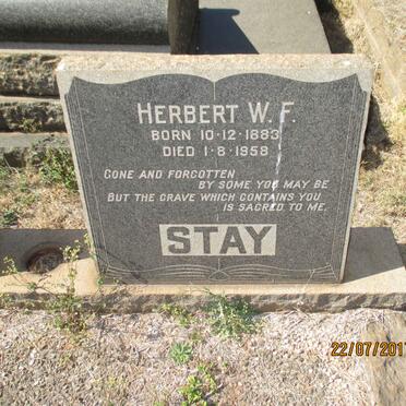 STAY Herbert W.F. 1883-1958 &amp; Johanna -1962