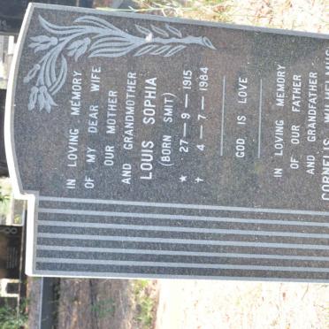 STEYN Cornelis Wilhelmus 1925-1987 &amp; Louis Sophia SMIT 1915-1984