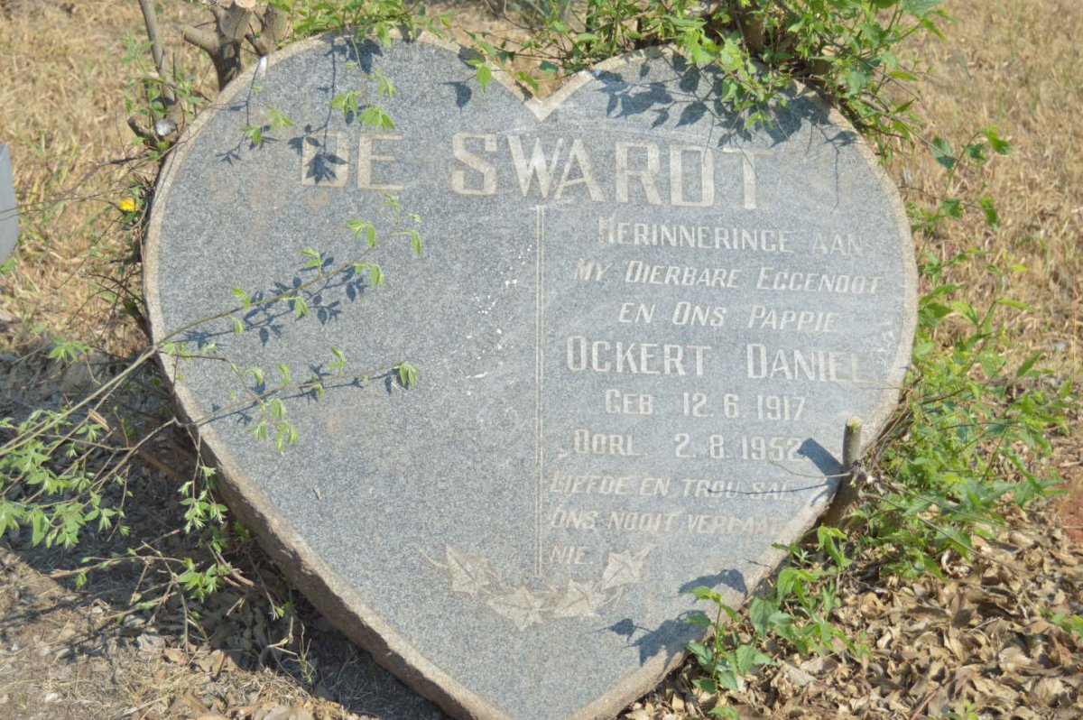 SWARDT Ockert Daniel, de 1917-1952