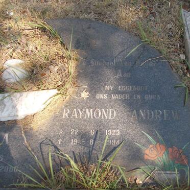 SWART Raymond Andrew 1923-1994 &amp; Martha Magdalena 1926-2006