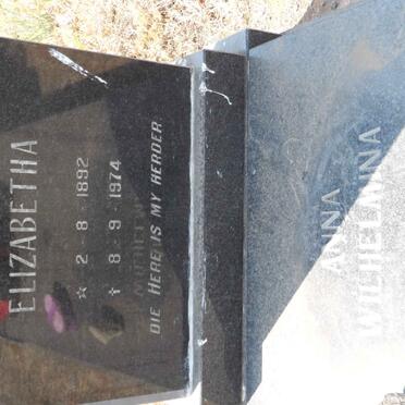 SWART Margaretha Elizabetha 1892-1974 :: SWART Anna Wilhelmina 1926-2002