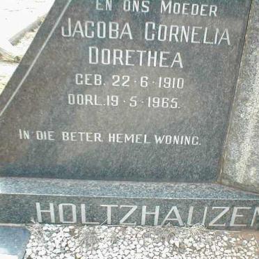 HOLTZHAUSEN Jacoba Cornelia Dorethea 1910-1965