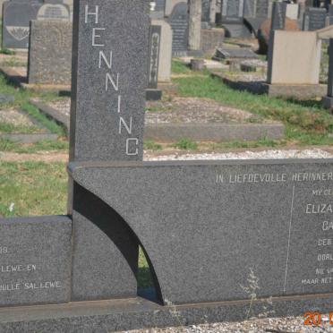 HENNING Elizabeth Sophia Catharina 1939-1965