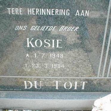 TOIT Kosie, du 1948-1984