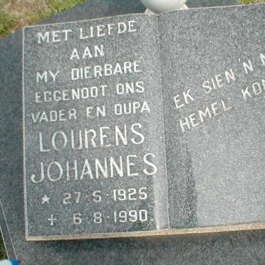 ? Lourens Johannes 1925-1990