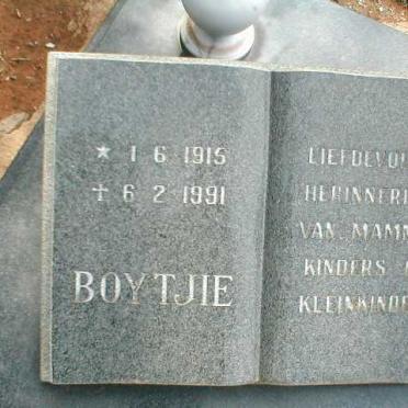 ? Boytjie 1915-1991