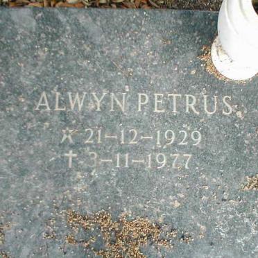 ? Alwyn Petrus 1929-1977