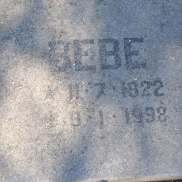 ? Bebe 1922-1998