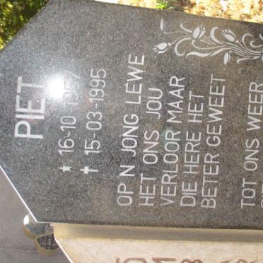 ? Piet 1957-1995