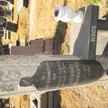 ? Jacobus Bernadus 1941-1992