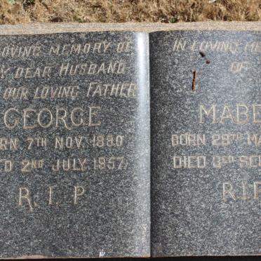 ? George 1880-1957 &amp; Mabel 1892-1968