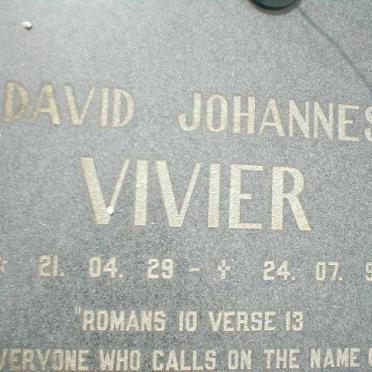 VIVIER David Johannes 1929-1991