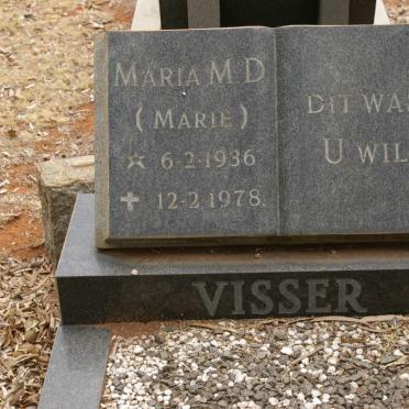VISSER Maria M.D., 1936-1978
