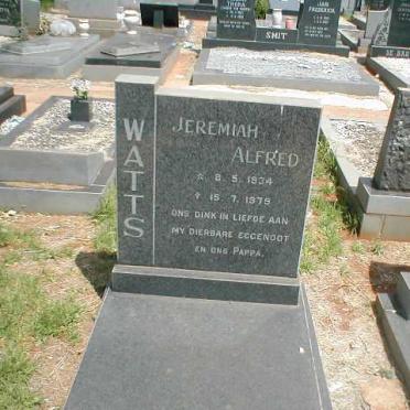 WATTS Jeremiah Alfred 1934-1979