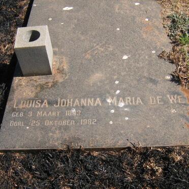 WET Louisa Johanna Maria, de 1893-1982